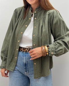 CHEMISE MAÏA KAKI