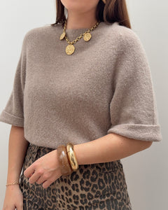 PULL NAHÉE TAUPE