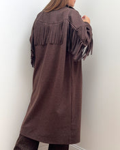 Charger l&#39;image dans la galerie, MANTEAU CLAUDIA MARRON