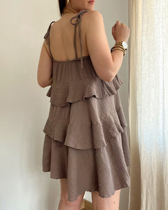 ROBE LISE MARRON