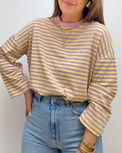 Charger l'image dans la galerie, TEE SHIRT LIZIE JAUNE/LILAS