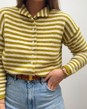 Charger l'image dans la galerie, GILET TINA PISTACHE ET BEIGE