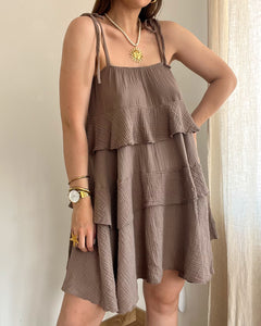 ROBE LISE MARRON