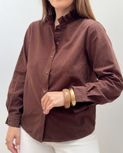 Charger l&#39;image dans la galerie, CHEMISE ADÉLAÏDE MARRON