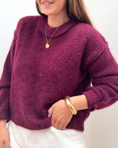 PULL LOUCIA BORDEAUX