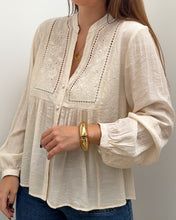 Charger l&#39;image dans la galerie, BLOUSE LOUISA BEIGE