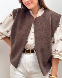 VESTE DORINE MARRON