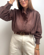 Charger l'image dans la galerie, CHEMISE DOUNIA MARRON
