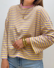 Charger l'image dans la galerie, TEE SHIRT LIZIE JAUNE/LILAS