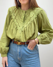 Charger l'image dans la galerie, CHEMISE FLORIE VERT
