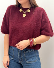 Charger l&#39;image dans la galerie, PULL JADE BORDEAUX