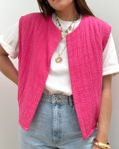 VESTE MAELLE FUSHIA