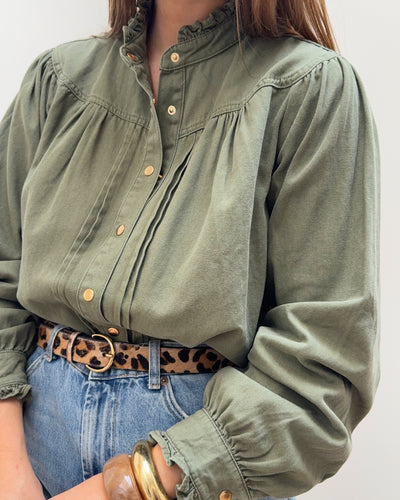 CHEMISE MAÏA KAKI
