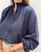 Charger l&#39;image dans la galerie, CHEMISE JEANNETTE BLEU MARINE