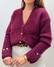 Charger l&#39;image dans la galerie, GILET VICKY BORDEAUX