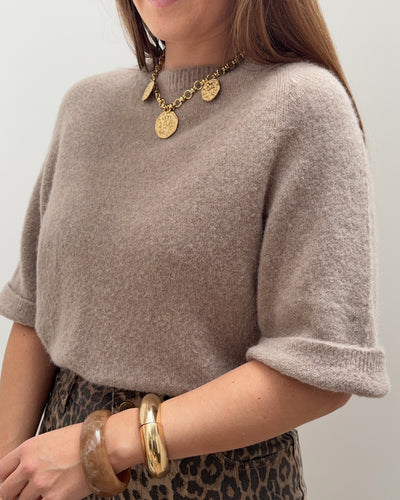 PULL NAHÉE TAUPE