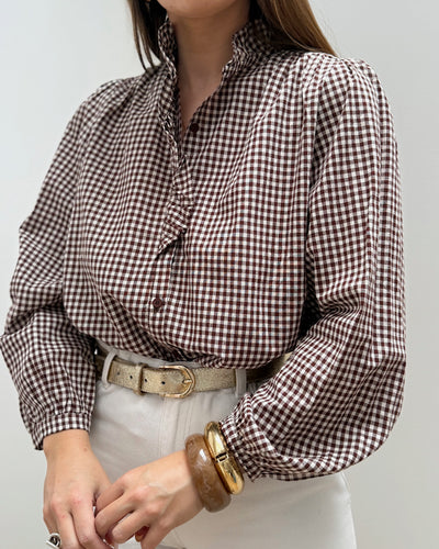 CHEMISE SIERRA MARRON