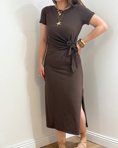 ROBE MELINE MARRON