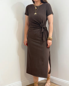 ROBE MELINE MARRON