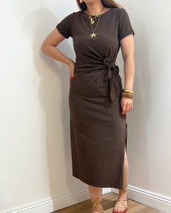ROBE MELINE MARRON
