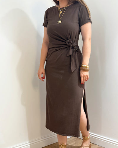 ROBE MELINE MARRON