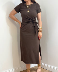 ROBE MELINE MARRON