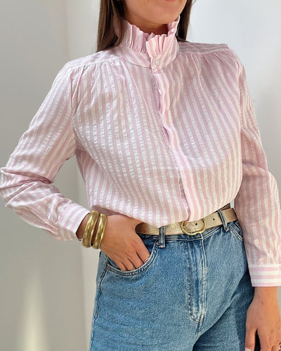 CHEMISE AMANDA ROSE PALE
