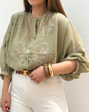 Charger l&#39;image dans la galerie, BLOUSE FLORIANE KAKI