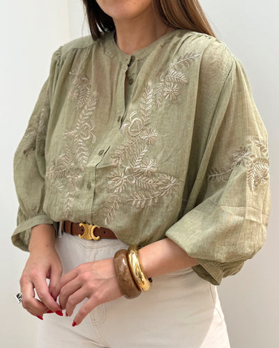 BLOUSE FLORIANE KAKI