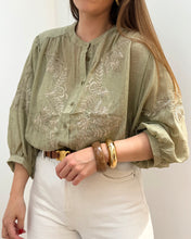 Charger l&#39;image dans la galerie, BLOUSE FLORIANE KAKI