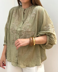 BLOUSE FLORIANE KAKI