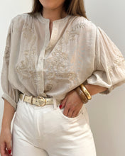 Charger l&#39;image dans la galerie, BLOUSE FLORIANE BEIGE