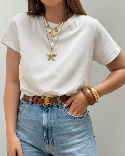 TEE-SHIRT LEORA BLANC