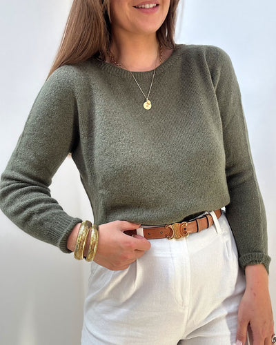 PULL BERENICE KAKI