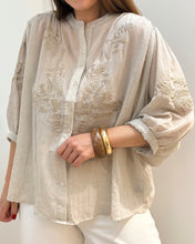 Charger l&#39;image dans la galerie, BLOUSE FLORIANE BEIGE