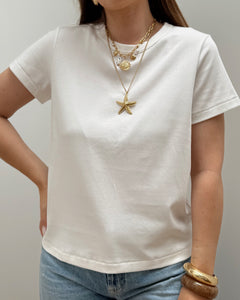 TEE-SHIRT LEORA BLANC