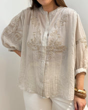 Charger l&#39;image dans la galerie, BLOUSE FLORIANE BEIGE