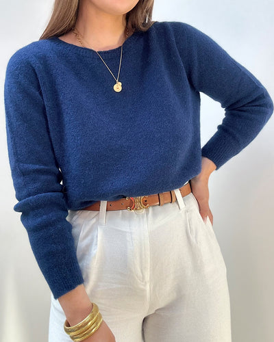 PULL BERENICE BLEU MARINE