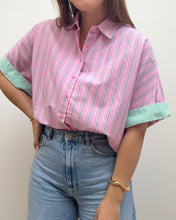 Charger l'image dans la galerie, CHEMISE ESMÉE ROSE/VERT