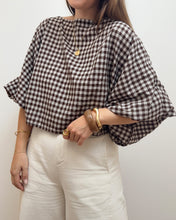 Charger l'image dans la galerie, BLOUSE CONSTANCE MARRON