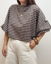 Charger l'image dans la galerie, BLOUSE CONSTANCE MARRON