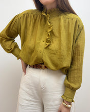 Charger l'image dans la galerie, CHEMISE DOUNIA VERT OLIVE